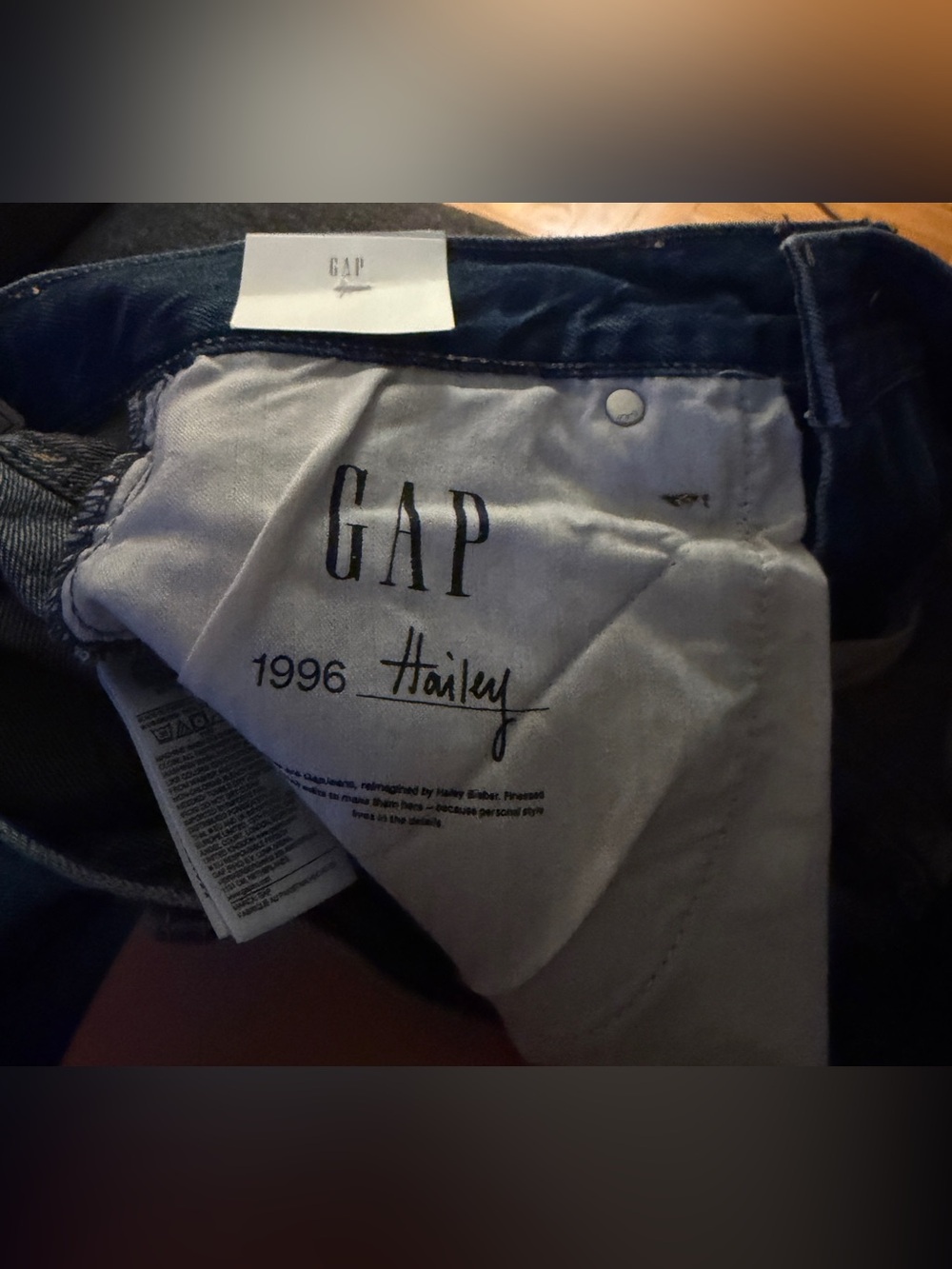 NWT ‼️ GAP X HAILEY BEIBER - THE HAILEY EXTRA BAGGY JEANS - Picture 6 of 6